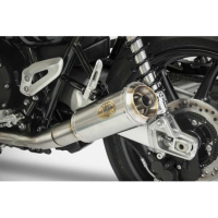 Double échappement bas inox modele sp Zard - Options : sans option, Matière : inox, Embout : embout carbone, Version : homologué