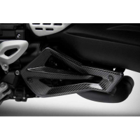 Echappement double sortie Triumph Rocket 3  Zard - Options : noir, Matière : inox, Embout : embout carbone, Version : homologué