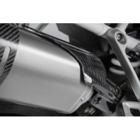 Echappement haut Triumph Tiger 900 inox embout carbone Zard - Options : noir, Matière : inox, Embout : embout carbone, Version : homologué