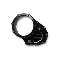 Couvercle transparent pour embrayages à huile Ducati - Couleur entourage : ARGENT, Couleur carter : ORA