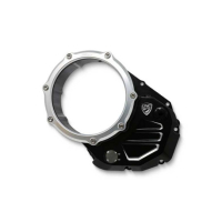 Couvercle transparent pour embrayages à huile Ducati - Couleur entourage : ARGENT, Couleur carter : ORA