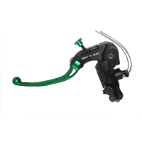 EMBRAYAGE MAITRE CYLINDRE READY TO BRAKE ALU CNC 16X16 LEVIER REPLIABLE - Couleur : OR, Type : Long