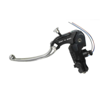 EMBRAYAGE MAITRE CYLINDRE READY TO BRAKE ALU CNC 16X16 LEVIER REPLIABLE - Couleur : OR, Type : Long