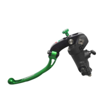 Maitre cylindre d'embrayage avec corps noir PRS 14x15-16-17 ,levier repliable ve - Couleur : VERT, Type : Long