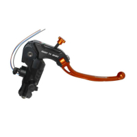 Maitre cylindre de frein Ready To Brake 19x19 avec levier repliable - Couleur : ORANGE, Type : Long