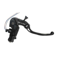 Maitre cylindre de frein Ready To Brake 19x19 avec levier repliable - Couleur : SILVER, Type : Long