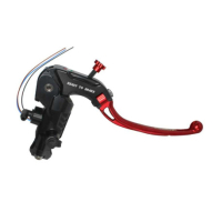 Maitre cylindre de frein Ready To Brake 19x19 avec levier repliable - Couleur : SILVER, Type : Long