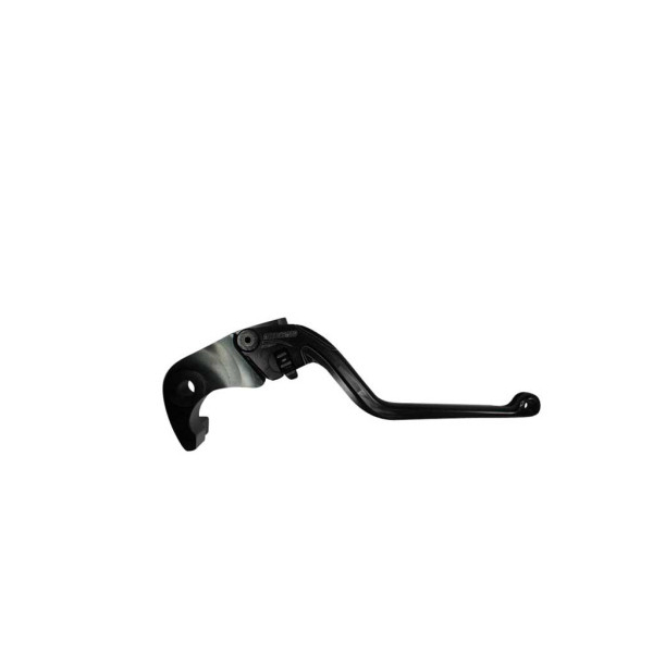 Levier de frein fixe Accossato aluminium taillé masse - Couleur : NOIR, Type : Long