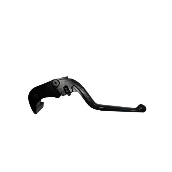 Levier de frein fixe Accossato aluminium taillé masse - Couleur : NOIR, Type : Long