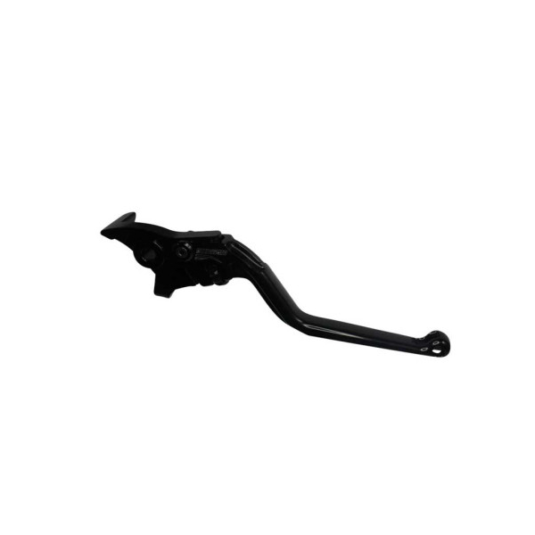 Levier de frein fixe Accossato aluminium taillé masse - Couleur : NOIR, Type : Long