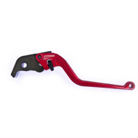 Levier de frein fixe Accossato aluminium taillé masse - Couleur : NOIR, Type : Long