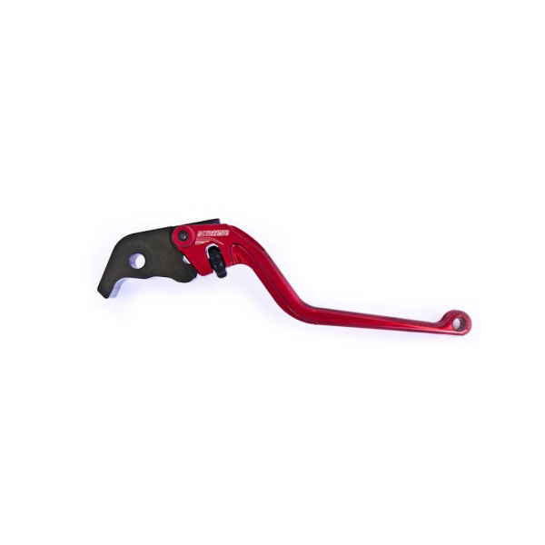 Levier de frein fixe Accossato aluminium taillé masse - Couleur : NOIR, Type : Long
