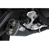 Ligne complète 2 en 1 inox Zard - Version : racing, Options : sans option, Matière : inox, Embout : embout inox