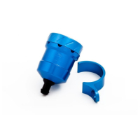 PETIT RESERVOIR DE LIQUIDE EVOTECH FREIN - EMBRAYAGE - Couleur patte : Titanium, Couleur bouchon : Noir, Couleur Corps : Orange
