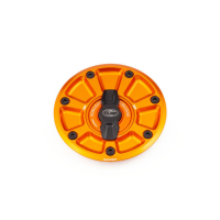 KTM DUKE 790 TRAPPE A ESSENCE EVOTECH 1-5 DE TOUR - Couleur vis de trappe à essence : ROUGE, Couleur bouchon intérieur de trappe : OR, Couleur extérieur de trappe : SILVER 