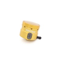 GROS RESERVOIR DE LIQUIDE DE FREIN EVOTECH SORTIE LATERALE - Couleur Corps : Silver, Couleur bouchon : Noir