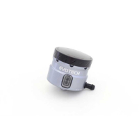 GROS RESERVOIR DE LIQUIDE DE FREIN EVOTECH SORTIE LATERALE - Couleur Corps : Titanium, Couleur bouchon : Orange