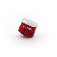 GROS RESERVOIR DELIQUIDE DE FREIN EVOTECH SORTIE DROITE - Couleur Corps : Silver, Couleur bouchon : Noir mat