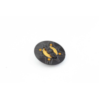 APRILIA TRAPPE A ESSENCE EVOTECH 1-5 DE TOUR - Couleur vis de trappe à essence : SILVER, Couleur bouchon intérieur de trappe : NOIR MAT, Couleur extérieur de trappe : OR 