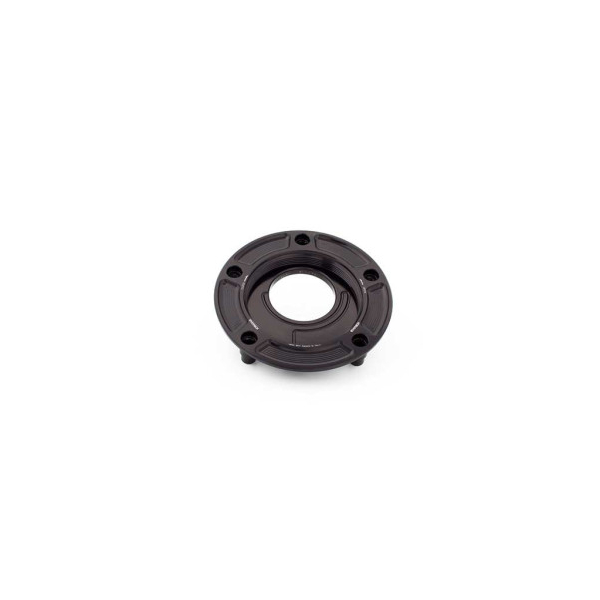 BMW K1300 / YAMAHA MT01 TRAPPE A ESSENCE EVOTECH 1-5 DE TOUR - Couleur vis de trappe à essence : OR, Couleur bouchon intérieur de trappe : NOIR MAT, Couleur extérieur de trappe : NOIR