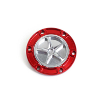 APRILIA/BENELLE/DERBI/KTM-MOTO GUZZI/MV AGUSTA/TRIUMPH TRAPPE A ESSENCE A VISSER - Couleur extérieur de trappe : SILVER, Couleur bouchon intérieur de trappe : VERT