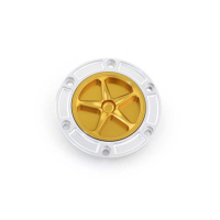 APRILIA/BENELLE/DERBI/KTM-MOTO GUZZI/MV AGUSTA/TRIUMPH TRAPPE A ESSENCE A VISSER - Couleur extérieur de trappe : SILVER, Couleur bouchon intérieur de trappe : VERT