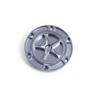 APRILIA/BENELLE/DERBI/KTM-MOTO GUZZI/MV AGUSTA/TRIUMPH TRAPPE A ESSENCE A VISSER - Couleur extérieur de trappe : SILVER, Couleur bouchon intérieur de trappe : NOIR MAT