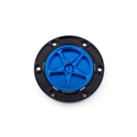APRILIA/BENELLE/DERBI/KTM-MOTO GUZZI/MV AGUSTA/TRIUMPH TRAPPE A ESSENCE A VISSER - Couleur bouchon intérieur de trappe : NOIR MAT, Couleur extérieur de trappe : OR