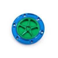 APRILIA/BENELLE/DERBI/KTM-MOTO GUZZI/MV AGUSTA/TRIUMPH TRAPPE A ESSENCE A VISSER - Couleur bouchon intérieur de trappe : NOIR MAT, Couleur extérieur de trappe : OR