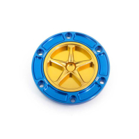 APRILIA/BENELLE/DERBI/KTM-MOTO GUZZI/MV AGUSTA/TRIUMPH TRAPPE A ESSENCE A VISSER - Couleur bouchon intérieur de trappe : NOIR MAT, Couleur extérieur de trappe : OR