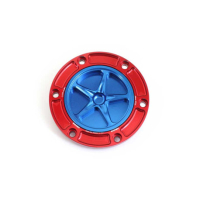 APRILIA/BENELLE/DERBI/KTM-MOTO GUZZI/MV AGUSTA/TRIUMPH TRAPPE A ESSENCE A VISSER - Couleur extérieur de trappe : NOIR, Couleur bouchon intérieur de trappe : OR
