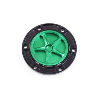 APRILIA/BENELLE/DERBI/KTM-MOTO GUZZI/MV AGUSTA/TRIUMPH TRAPPE A ESSENCE A VISSER - Couleur extérieur de trappe : NOIR, Couleur bouchon intérieur de trappe : ORANGE