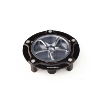 HONDA AFRICA TWIN / CB125R TRAPPE A ESSENCE A VISSER - Couleur extérieur de trappe : NOIR, Couleur bouchon intérieur de trappe : NOIR