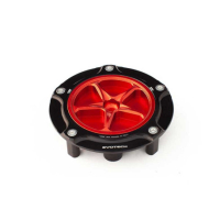 HONDA AFRICA TWIN / CB125R TRAPPE A ESSENCE A VISSER - Couleur extérieur de trappe : NOIR, Couleur bouchon intérieur de trappe : NOIR MAT