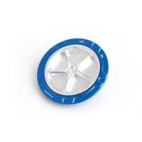 APRILIA/DUCATI/KTM/MV AGUSTA TRAPPE A ESSENCE A VISSER - Couleur extérieur de trappe : SILVER, Couleur bouchon intérieur de trappe : NOIR MAT