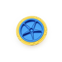 BMW S1000R / S1000RR TRAPPE A ESSENCE A VISSER - Couleur extérieur de trappe : NOIR, Couleur bouchon intérieur de trappe : BLEU