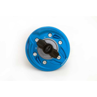 BMW TRAPPE A ESSENCE 1-5 DE TOUR EVOTECH - Couleur vis de trappe à essence : OR, Couleur bouchon intérieur de trappe : VERT, Couleur extérieur de trappe : OR