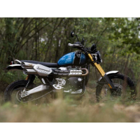 SILENCIEUX ZARD TRIUMPH SCRAMBLER 2022 - Version : racing, Options : sans option, Matière : inox, Embout : embout inox