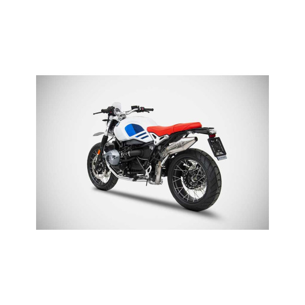 ECHAPPEMENT ZARD LIMITED EDITION INOX BMW R NINE T 2021/* - Options : noir, Matière : inox, Embout : embout inox, Version : homologué