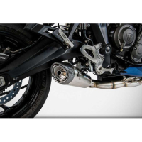 LIGNE COMPLETE 3 EN 1 ZARD INOX  TRIUMPH TIGER SPORT 660 - Options : sans option, Version : racing, Embout : embout carbone, Matière : inox