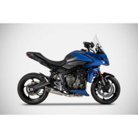 LIGNE COMPLETE ZARD TRIUMPH TIGER SPORT 660 - Options : sans option, Matière : inox, Embout : embout carbone, Version : homologué