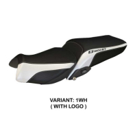 HOUSSE DE SELLE COMPATIBLE BMW R 1200 RT (14-18) MODÈLE OLBIA 1 - Type : STANDARD, Logo : AVEC LOGO, Couleur : ARGENT