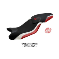 HOUSSE DE SELLE COMPATIBLE BMW S 1000 XR (15-19) MODÈLE ARDEA SPECIAL COLOR - Logo : AVEC LOGO, Couleur : BLANC ROUGE, Type : STANDARD
