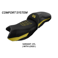 HOUSSE DE SELLE COMPATIBLE BMW R 1250 GS (19-22) MODÈLE EBERN - Logo : AVEC LOGO, Couleur : ROUGE, Type : STANDARD