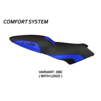 HOUSSE DE SELLE COMPATIBLE BMW K 1300 S (09-16) MODÈLE LARIANO 2 - Couleur : BLANC, Type : STANDARD, Logo : AVEC LOGO