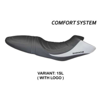 HOUSSE DE SELLE COMPATIBLE BMW R 1200 R (06-14) MODÈLE BRUNO - Logo : AVEC LOGO, Couleur : ROUGE, Type : STANDARD