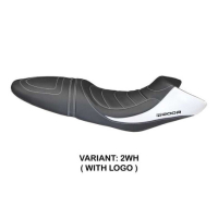 HOUSSE DE SELLE COMPATIBLE BMW R 1200 R (06-14) MODÈLE BRUNO - Logo : AVEC LOGO, Couleur : ROUGE, Type : STANDARD