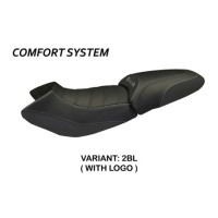 HOUSSE DE SELLE COMPATIBLE BMW R 1150 R (00-07) MODÈLE MASSIMO CARBON COLOR - Couleur : BLANC, Type : STANDARD, Logo : AVEC LOGO 