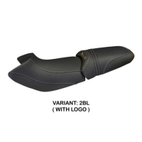 HOUSSE DE SELLE COMPATIBLE BMW R 1150 R (00-07) MODÈLE MASSIMO CARBON COLOR - Logo : AVEC LOGO, Couleur : BLANC, Type : STANDARD