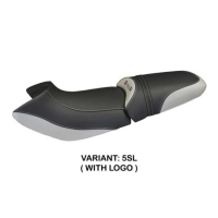 HOUSSE DE SELLE COMPATIBLE BMW R 1150 R (00-07) MODÈLE MASSIMO CARBON COLOR - Couleur : BLANC, Type : STANDARD, Logo : AVEC LOGO